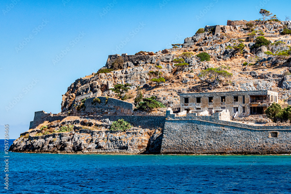 Spinalonga Island Crete Greece