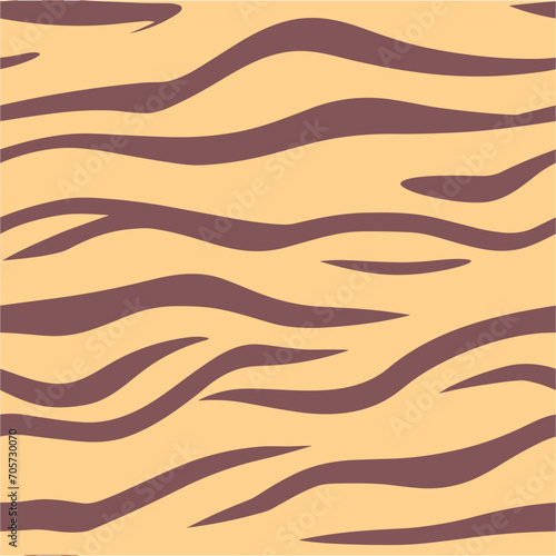 Vintage decorative elements. Abstract curved lines ornament. Animal skin. Seamless pattern. Abstract background.