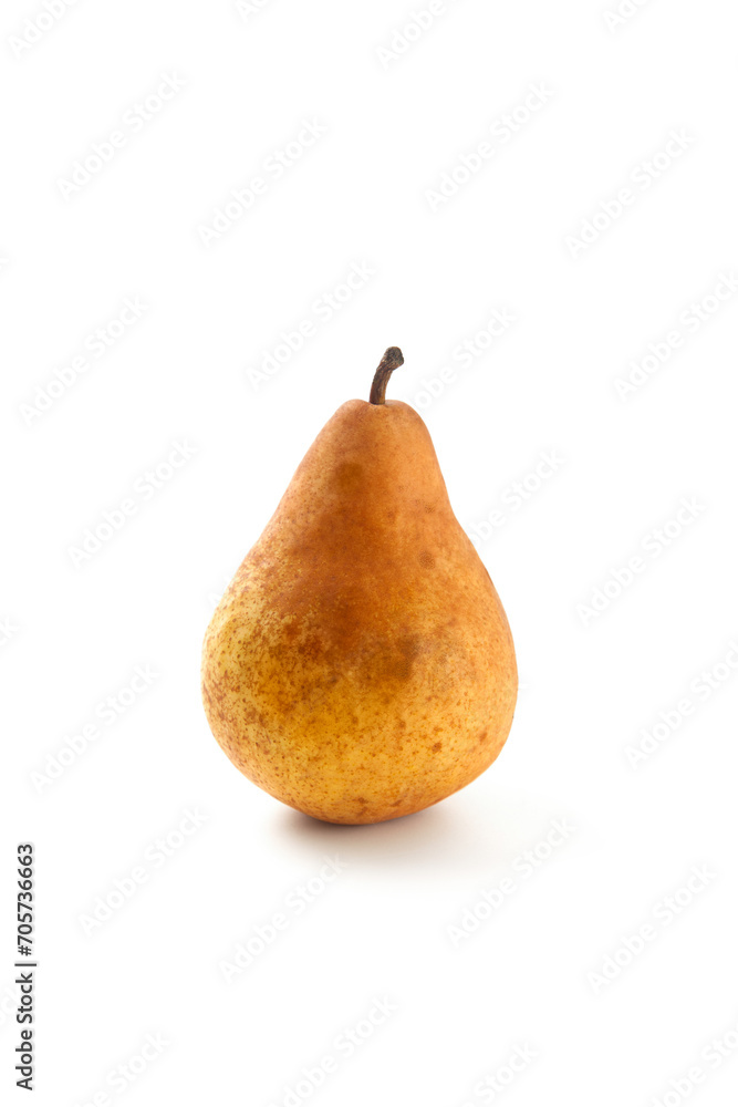 Pear isolated on white background with clipping path..