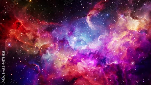 colorful cosmic galaxy space background photo