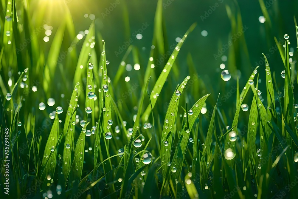 dew on grass