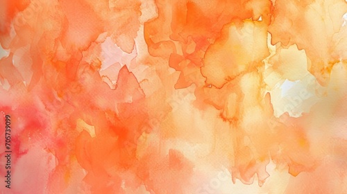Abstract peach watercolor background