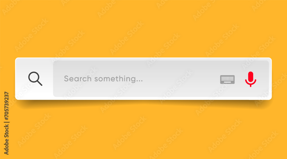Search Bar with suggestions for UI UX design and web site. Search Address and navigation bar icon. Collection of search form templates for websites. Search engine web browser window template. - obrazy, fototapety, plakaty 