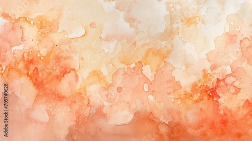 Abstract peach watercolor background