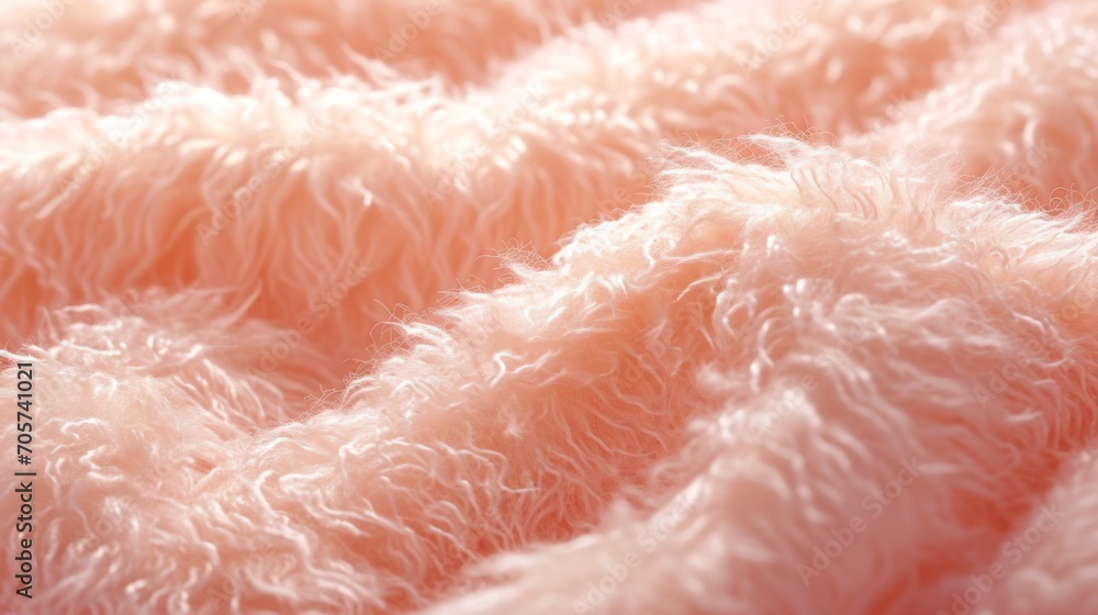 Gentle soft peach fuzz fur fabric background Gentle soft peach fuzz fur fabric background