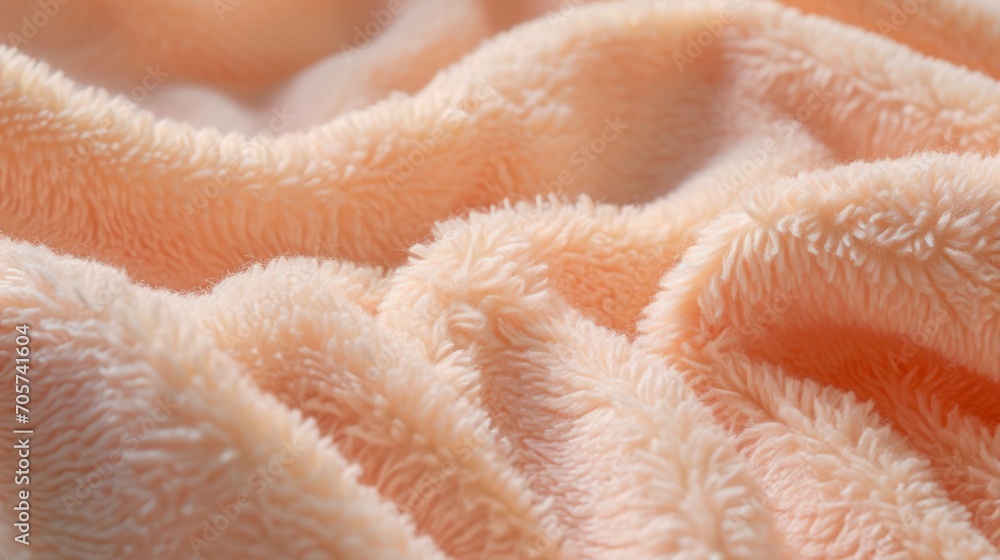 Gentle soft peach fuzz fur fabric background Gentle soft peach fuzz fur fabric background