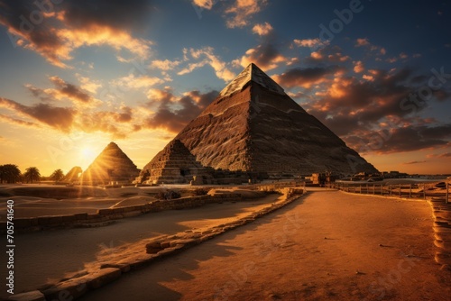  the pyramids of giza are silhouetted against the sun's setting over the pyramids of the egyptian city of giza, giza, giza, giza, giza, giza, giza, giza, giza, giza, giza. photo