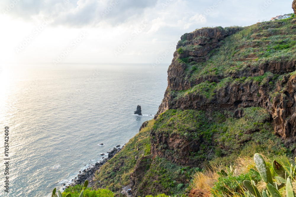 Calhau da Lapa valley hiking trail at Madeira Calhau da Lapa valley hiking trail at Madeira
