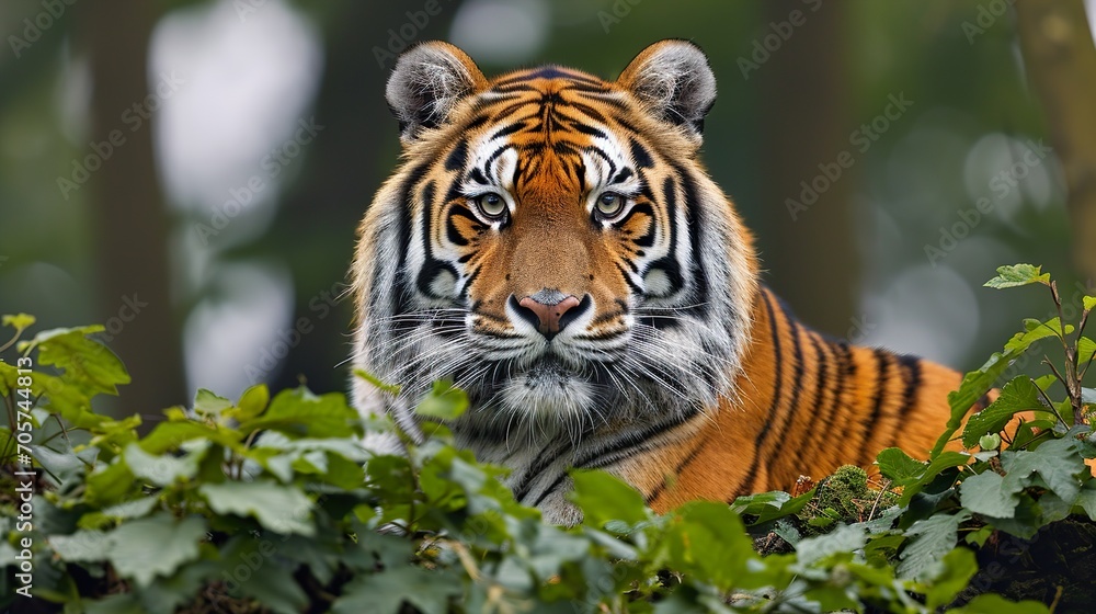 Fototapeta premium tiger in the zoo