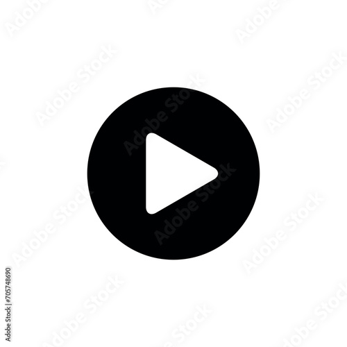 Play Button Icon Vector Simple Design Free Download Play Button Icon Vector Simple Design - GFXLoad