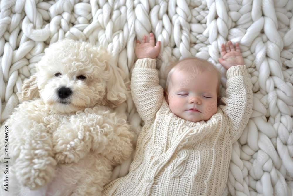 child sleeping with dog child sleeping with dog