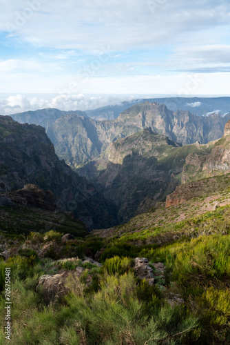 stairways to heaven on pico do areeiro mountain 