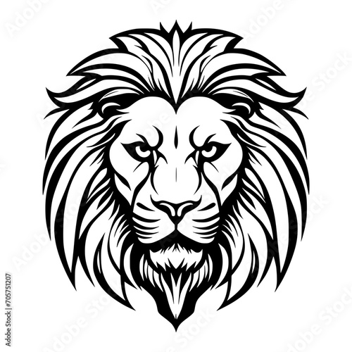 lion head vector