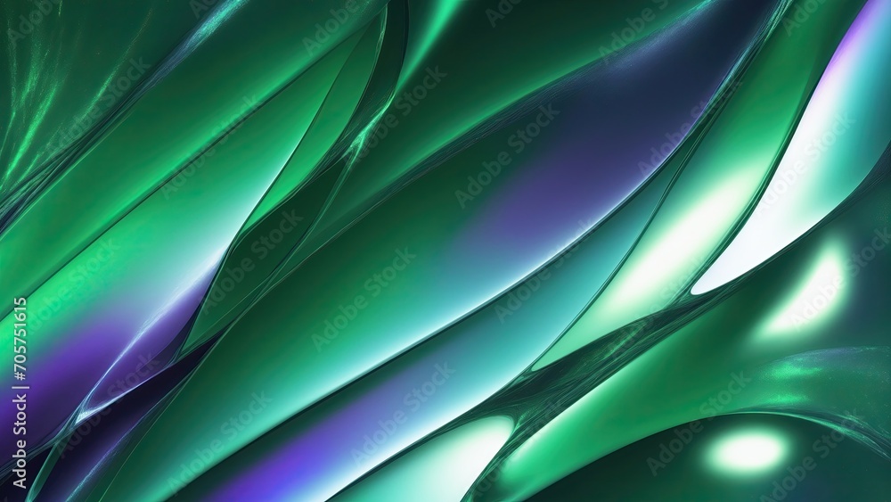 Abstract Green iridescent holographic background Abstract Green iridescent holographic background