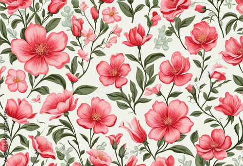 Stunning 3D Floral Wallpaper