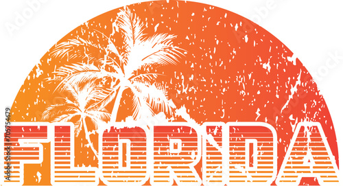 florida summer sun palm tree