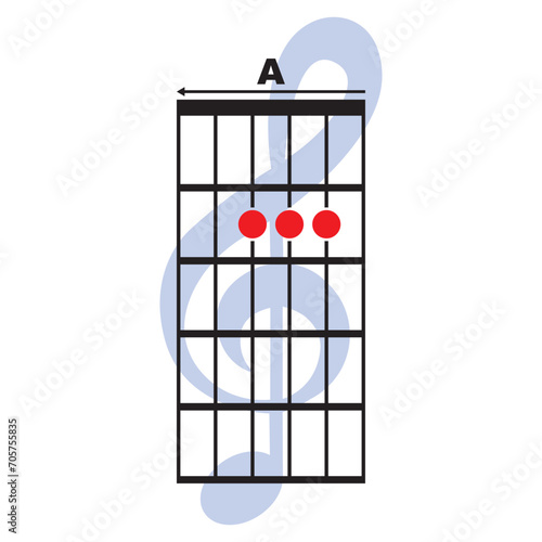 A guitar chord icon