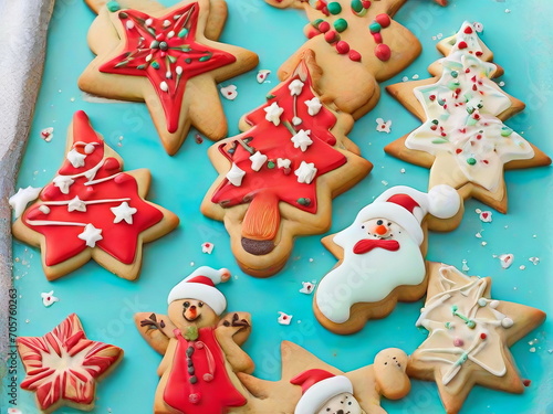 Christmas gingerbread cookies (gingerbread).