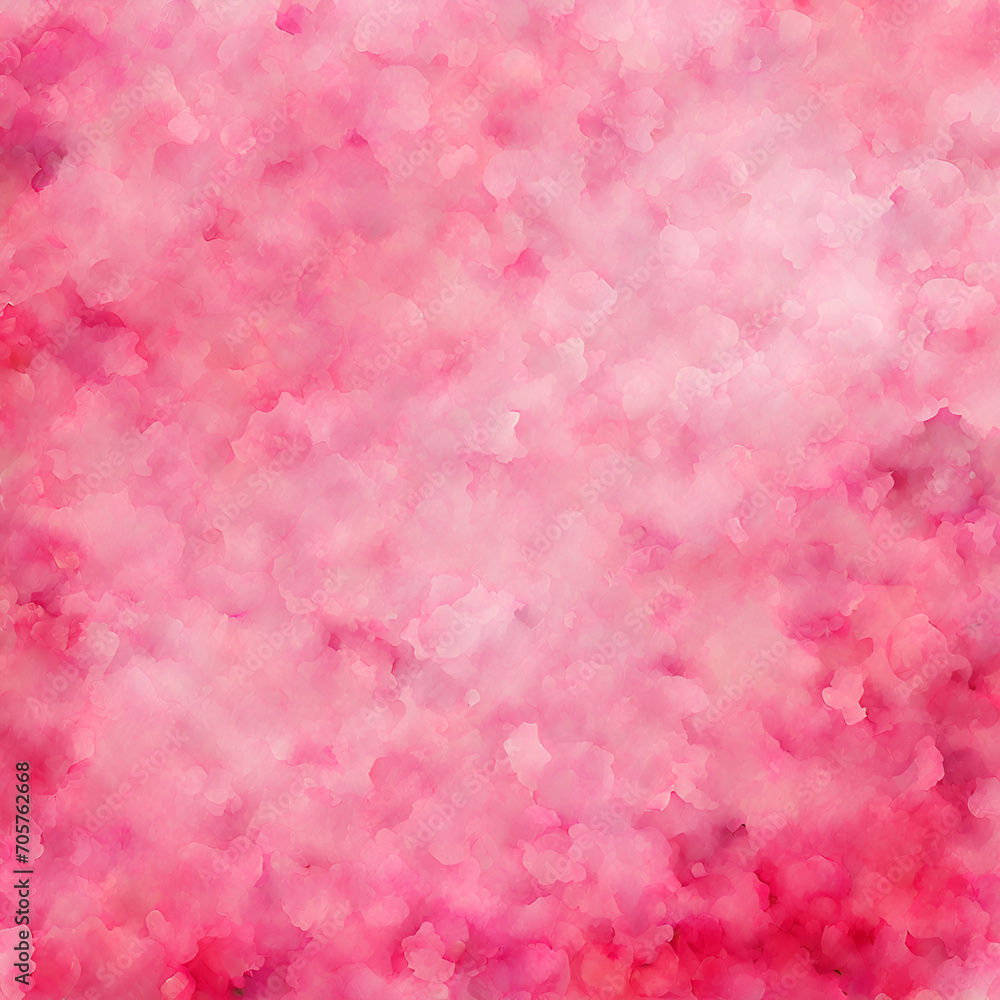 Abstract watercolor paint background by gradient deep pink color with liquid texture for background
