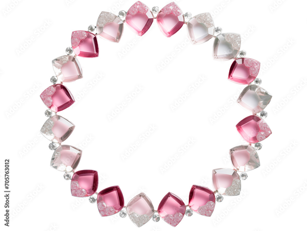 Obraz premium ハートの宝石フレーム