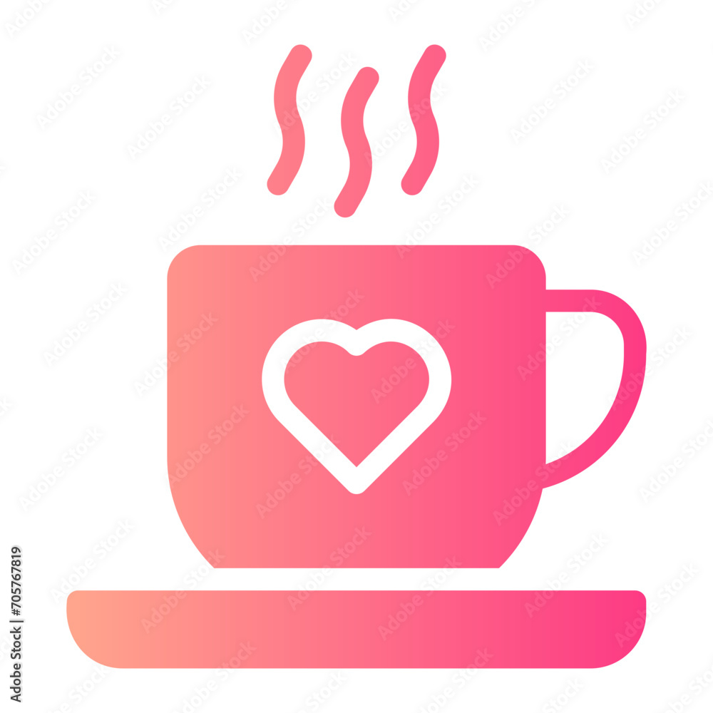 coffee gradient icon coffee gradient icon