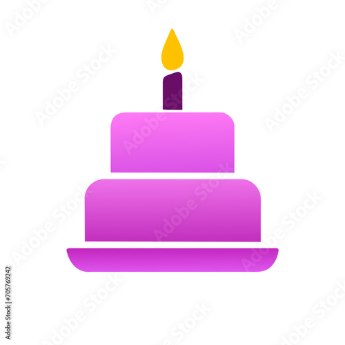 birthday cake illustration