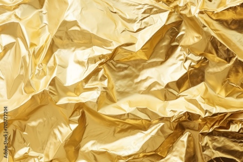 Gold tinfoil texture background