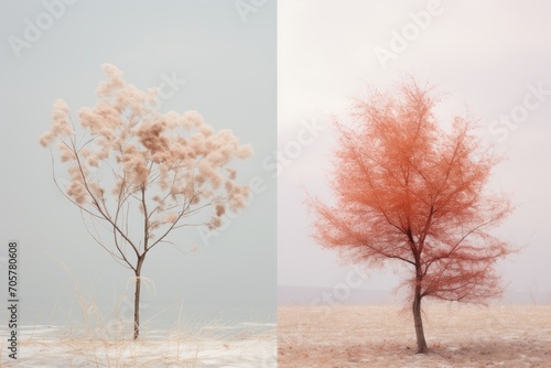  two pictures of a tree in the middle of the day and a picture of a tree in the middle of the day in the middle of the middle of the day. © Nadia