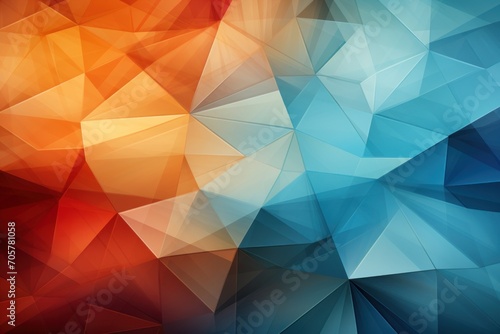  a close up of a colorful background with a lot of small triangles in the center of the image and a red, orange, blue, yellow, orange, and white triangle pattern in the middle of the middle.
