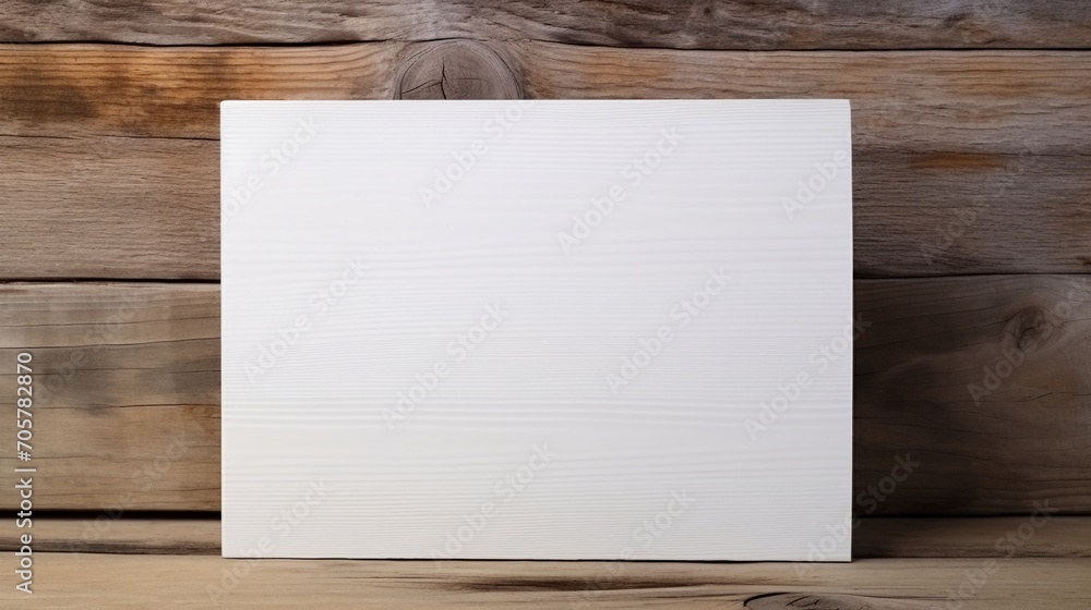 Empty white wood on brown wood background. Place your text. Empty white wood on brown wood background. Place your text.