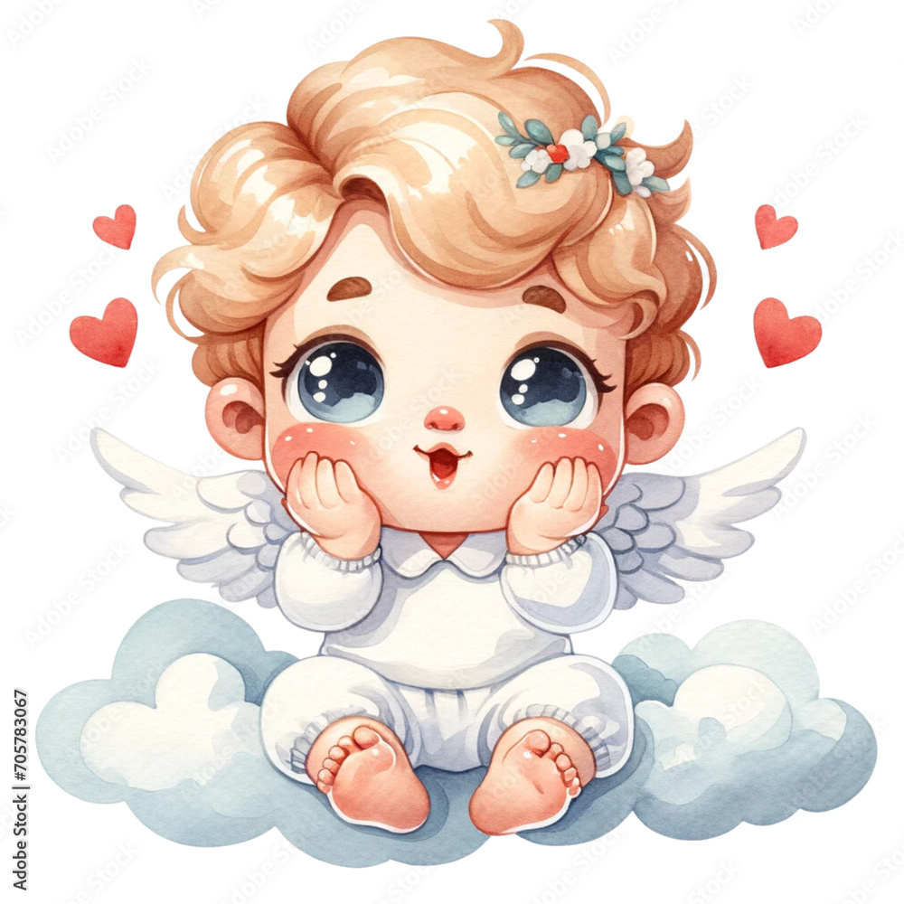 Cupid on Valentine's Day Cupid on Valentine's Day