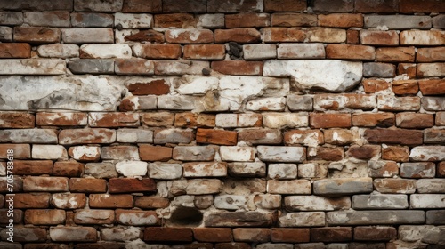  a close up of a brick wall with a small hole in the middle of the wall and a small hole in the middle of the wall in the middle of the wall.