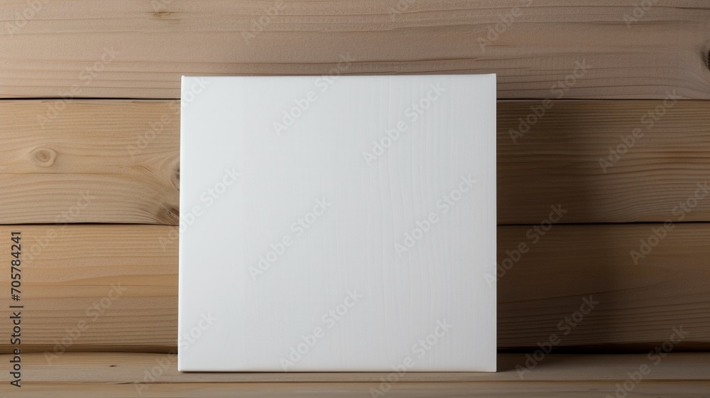 White book on wooden table. Mockup for design, education or branding to place your text. White book on wooden table. Mockup for design, education or branding to place your text.