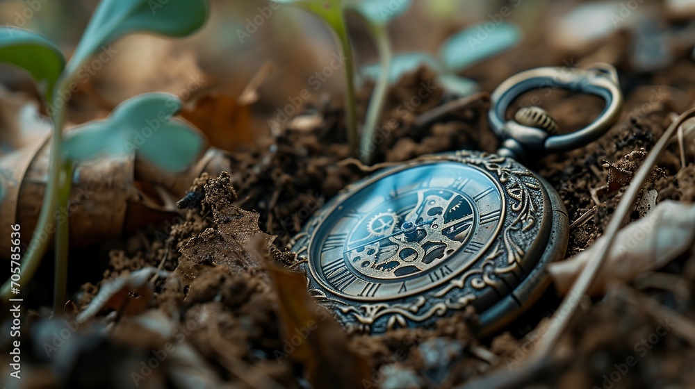Lost Time: An Old Watch Abandoned in the Forest Lost Time: An Old Watch Abandoned in the Forest