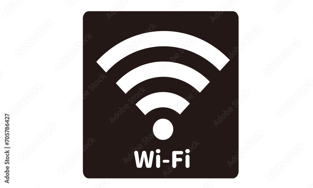 Wi-Fi アイコン マーク Wi-Fi アイコン マーク