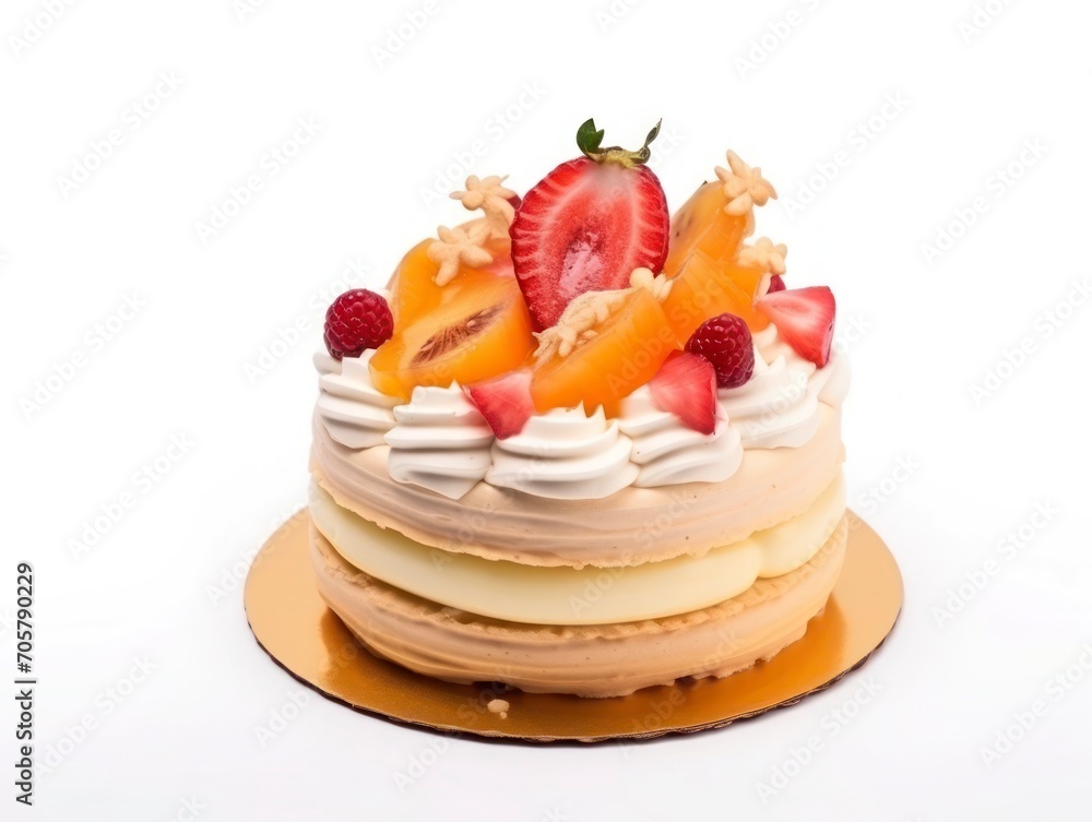 cake with strawberries cake with strawberries