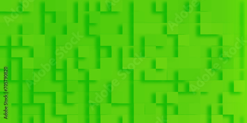 extrude style 3D geometric abstract green background, Modern seamless Successful Technology Startup background with cubes, abstract green cubes mosaic texture perfect for presentation, cover and card.