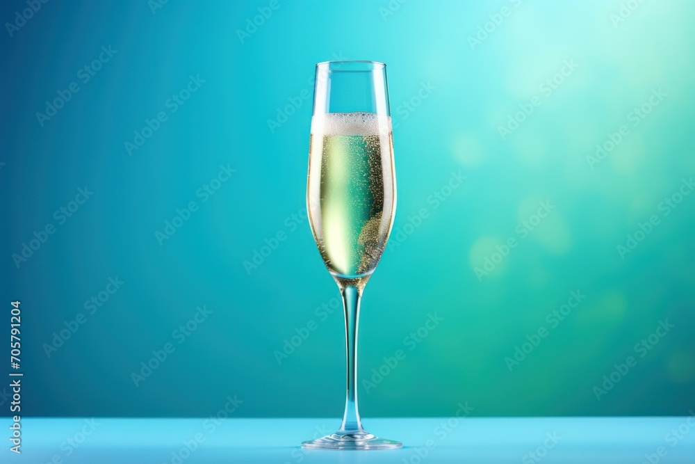 a close up of a wine glass with a liquid inside of it on a blue surface with a blurry background of a green and blue hued back ground. a close up of a wine glass with a liquid inside of it on a blue surface with a blurry background of a green and blue hued back ground.