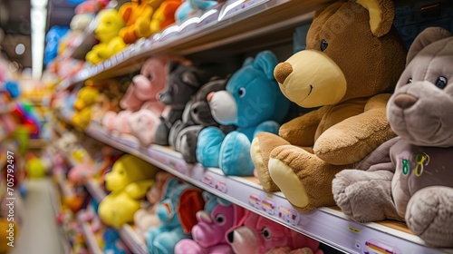 souvenir plush toy in a shop