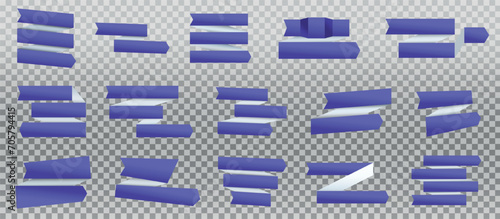 This image features a set of exceptional paper labels and flags, perfect for design and promotional use. Ideal for use in various contexts of advertising and design graphics.