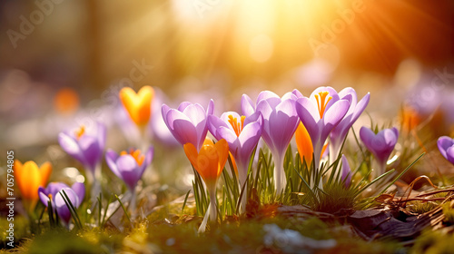 Spring flower Crocus