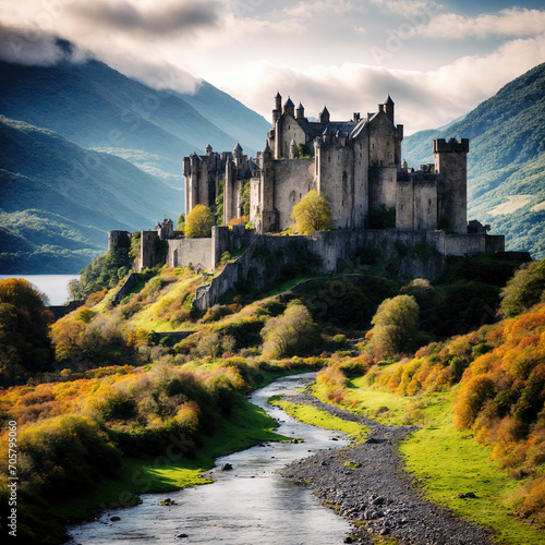 Palaces and castles from Medieval  - Europ photo