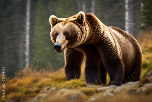 brown bear in zoo © Zain