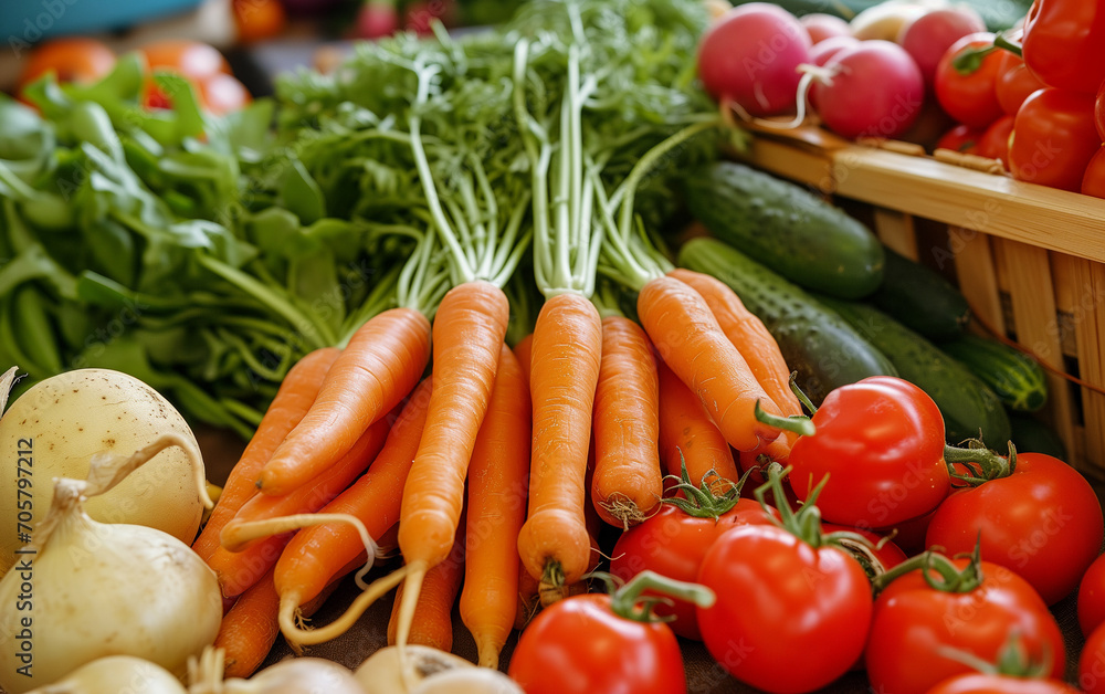 fresh vegetables on the market. different kinds of veggies. carrot, cabbage, salad, potato, cucumber, broccoli. fitness fresh vegetables on the market. different kinds of veggies. carrot, cabbage, salad, potato, cucumber, broccoli. fitness