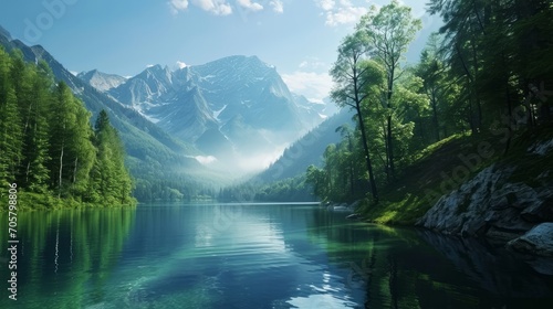 beautiful mountain lake background remix 