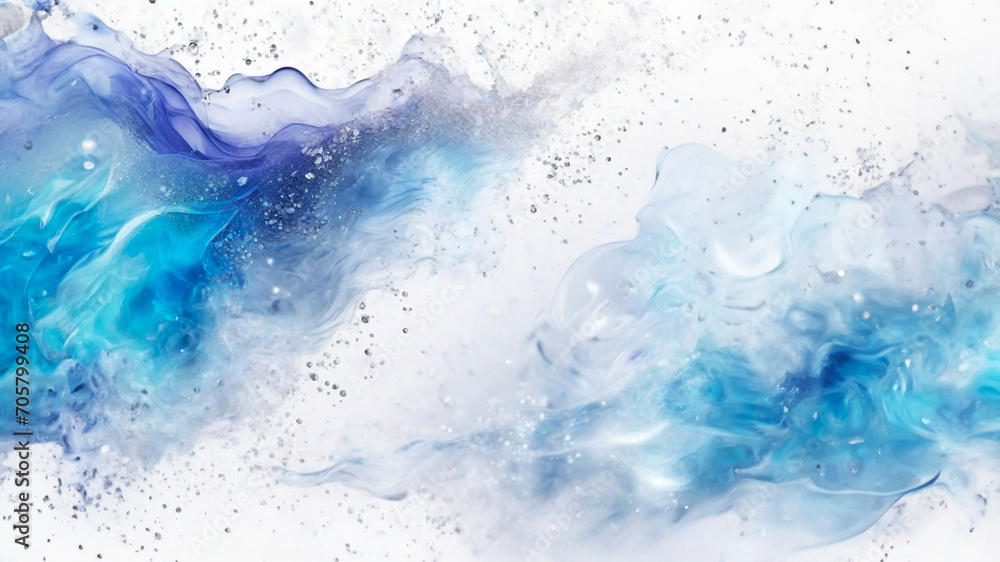 Splash paint with blue and lilac water colors. Splash paint with blue and lilac water colors.