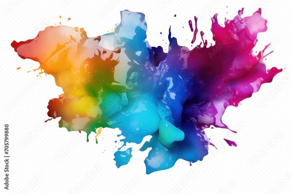  a multicolored paint splattered on a white background with the colors of the rainbow in the bottom half of the image and bottom half of the image to the bottom half of the image.