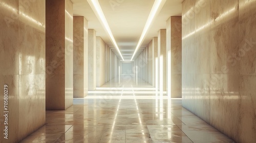 empty hallway background  