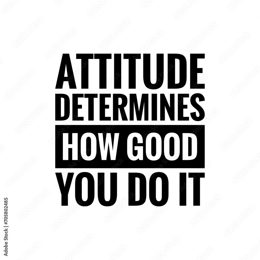 ''Attitude'' motivational quote sign