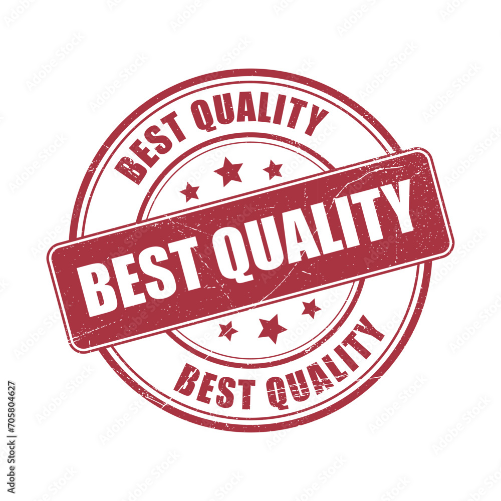 Best Quality Stamp Logo Illustration Best Quality Stamp Logo Illustration